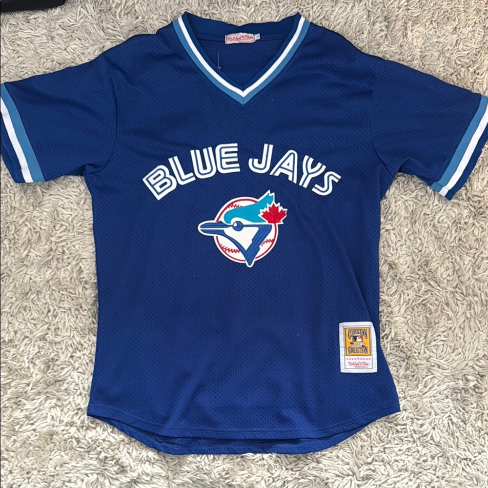 Hyun-Jin Ryu Blue Jays 99 Jersey V-Neck Mitchell & Ness